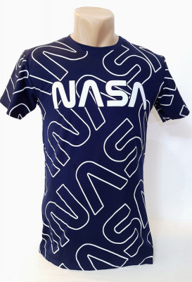 Tricou barbați imprimeu nasa foto