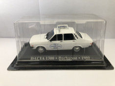 Macheta Dacia 1300 Taxi Bucuresti 1/43 foto