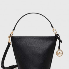 MICHAEL Michael Kors poseta de piele culoarea negru