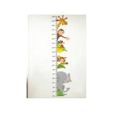 Cumpara ieftin Sticker Perete Autocolant cu Centimetru pentru Copii - Animale din Jungla - 864930