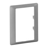 Rama ornament priza dubla Legrand Valena Life aluminiu 754241
