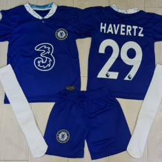 ECHIPAMENTE COMPLETE FOTBAL COPII 112/14 ANI,CHELSEA-HAVERTZ,MODEL NOU