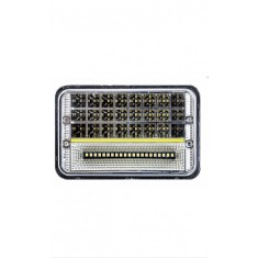 Proiector LED cu DRL 45W , 2 faze 12/24V, alb 6000k