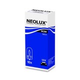 Set 10 Becuri Auto Neolux W3W 12V, W2.1x9.5D, Semnalizare, 3W, Faruri si Lumini