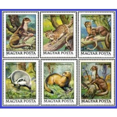 Ungaria 1979 - animale protejate, serie neuzata