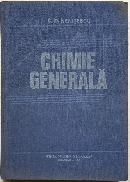 C.D. Nenitescu -Chimie generala