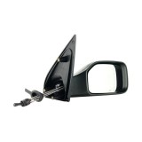 Oglinda exterioara Peugeot 106 (1_) 06.1996-12.2003 partea dreapta BestAutoVest crom convex carcasa neagra reglare manuala prin cablu fara incalzire