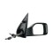 Oglinda exterioara Peugeot 106 (1_) 06.1996-12.2003 partea dreapta BestAutoVest crom convex carcasa neagra reglare manuala prin cablu fara incalzire