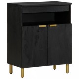VidaXL Dulap, negru, 60x33x75 cm, lemn prelucrat