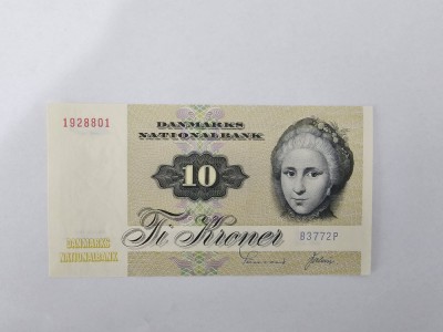 Danemarca 10 Kroner 1972 Noua foto