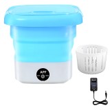 Mini Masina de Spalat APF&reg; , Pliabila , Portabila de 3 kg cu Centrifuga pentru Camping si Calatorii