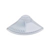 Scurgator Vase Plastic Evantai Alb 33x33 cm - Suport Vase Bucatarie Compact