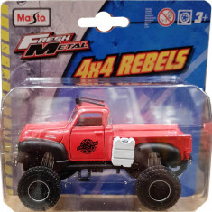 Masinuta Maisto Fresh Metal, 4X4 Rebels, 11 cm, 1:64, Rosu