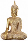 Statueta aurie cu Buddha din rasini CW620, Religie