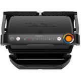 Gratar electric Tefal OptiGrill+ GC717810, 2000W, 6 programe de gatire automate, indicator gatire, placi detasabile cu invelis antiaderent, negru