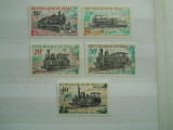 1970 SERIE MALI ,TRENURI,MNH COTA 22$, Nestampilat