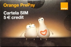 CARTELA PREPAY ORANGE 5 EURO