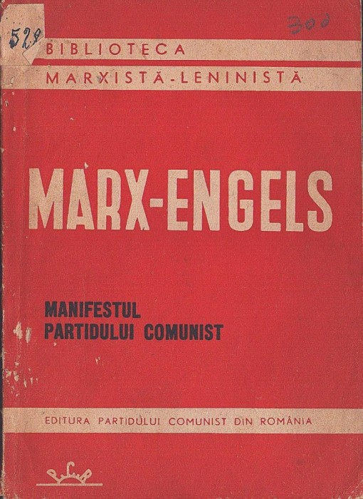 C8754N Marx-Engels, Manifestul Partidului Comunist, 1945