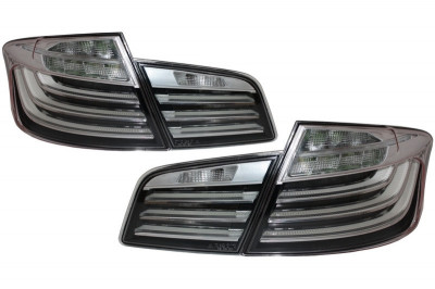 Lampi Stop Led Bmw Seria 5 F10 2011-2017 Alb Clar Lci Design TLBMF10WL foto