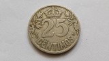 Spania- 25 centimos 1925