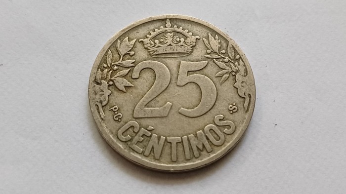 Spania- 25 centimos 1925