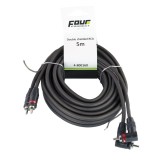 Cablu RCA Four Connect, 4-800160, Basic, 5.0 METRI, 2 canale