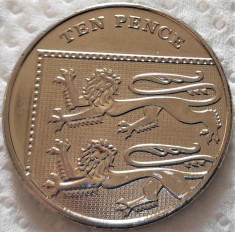 Moneda 10 PENCE - MAREA BRITANIE, anul 2014 *cod 788 = UNC foto
