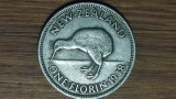 Cumpara ieftin Noua Zeelanda - moneda de colectie - 1 florin 1948 - King George VI - Pasarea Kiwi - foarte frumoasa !