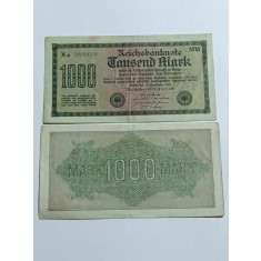 Germania 1922 - 1000 Reichmark, circulata - serie verde