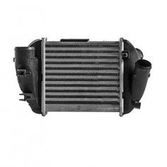 Intercooler Audi A4 (B6), 04.2001-05.2006, motor 2.5 TDI, diesel, cutie manuala, aluminiu brazat/plastic, 199x189x64 mm, intercooler stanga; fara sen