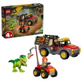 LEGO Jurassic World Camioneta de transport pentru puiul T. rex, 115 piese