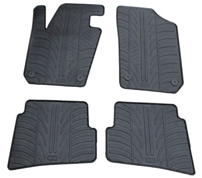 Set covorase auto din cauciuc Seat Ibiza 6J 2008-05.2017, Negru, Gledring, 4 buc. foto