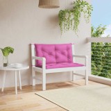 Cumpara ieftin Perne bancă de grădină 2 buc. roz 100x50x7 cm textil