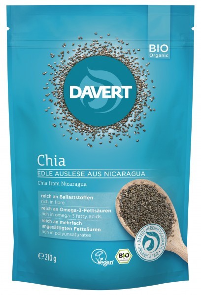 Seminte de Chia Premium Bio 210gr Davert