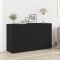 bufet vidaXL Negru Lemn prelucrat 120 x 36 x 69 cm Depozitare Bufet