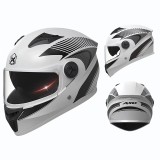 Cumpara ieftin Casca Moto/Scuter FIXATO Phantom, Protectie UV, Viziera Dubla, Ventilatie buna si permeabilitate la aer, Marime universala 59-62 cm, Alb