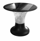 Stalpisor pitic solar 15W 2200lm 4000K 6000K 257 x 257mm exterior IP65 cu functionare pana la 80 de ore, baterie LiFePO4 6000mAh