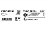SKF VKBP 80254 set placute frana,frana disc