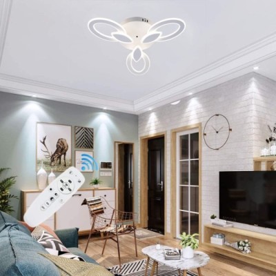 LUSTRA LED LIVING 100W CU 3 BRATE 3 CULORI+IR 550mm x 90mm foto