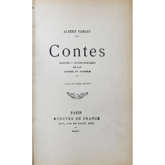 CONTES par ALBERT SAMAIN , 1916