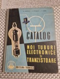 Catalog Tuburi Electronice &amp; Tranzistoare Noi, Al. Popovici, 1961, Ed. Tehnica, Format Album - Colectie Electronica Vintage
