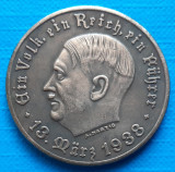 Adolf Hitler 1938 Ein Volk Ein Reich Ein 36mm