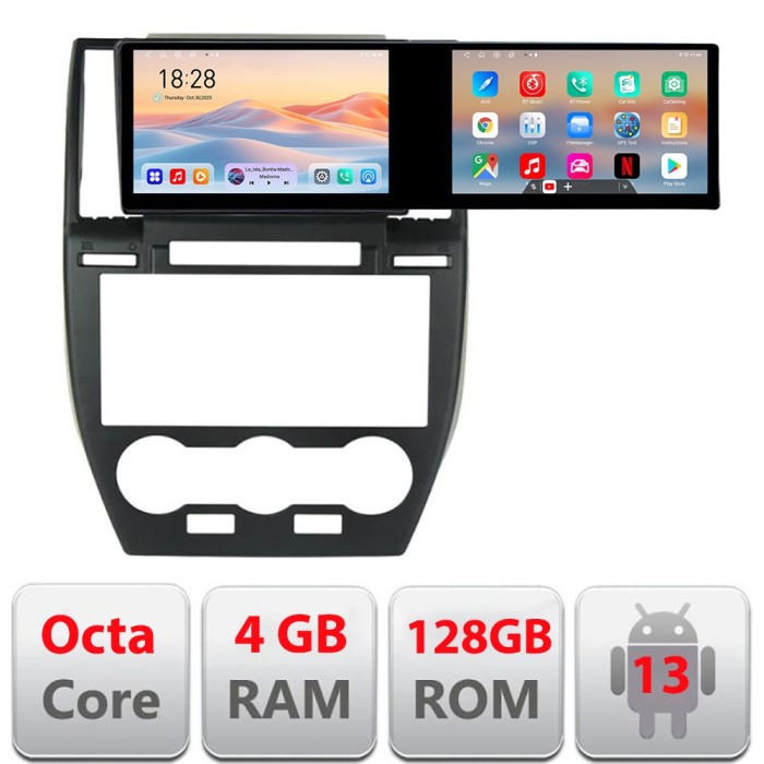 Navigatie LandRover Freelander 2 2006-2012 Kit-freelander2 Edotec 2 ecrane 8 core 4+128 21.6 inch Incell android Wifi 5Ghz gps internet et GPS CarStor