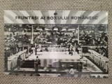 Carte postală FRUNTAȘI AI BOXULUI ROM&Acirc;NESC, sport, performanță, Necirculata, Fotografie