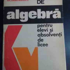 Fise De Algebra Pentru Elevi Si Absolventi De Licee - N. Ghircoiasiu, M. Iasinschi ,544262