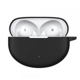 Husa Techsuit Silicone pentru Oppo Enco Air4 Pro, Neagra