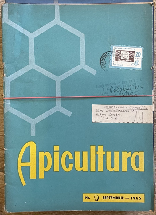 APICULTURA , REVISTA LUNARA (11 NUMERE), ANUL 1965