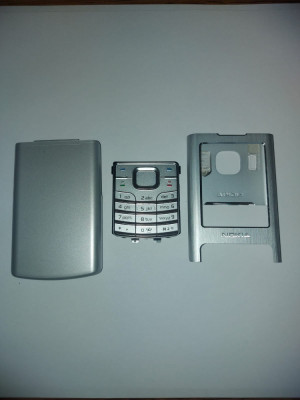 Carcasa pentru Nokia 6500c argintie foto