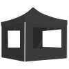VidaXL Cort de petrecere pliabil cu pereți, antracit, 2x2 m, aluminiu 48932