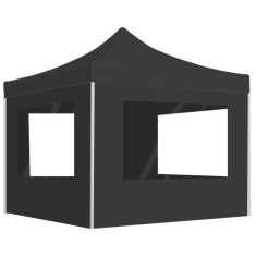 vidaXL Cort de petrecere pliabil cu pereți, antracit, 2x2 m, aluminiu 48932